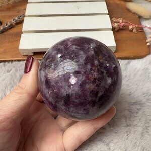 Gorgeous Lepidolite Mica Sphere (LM3)